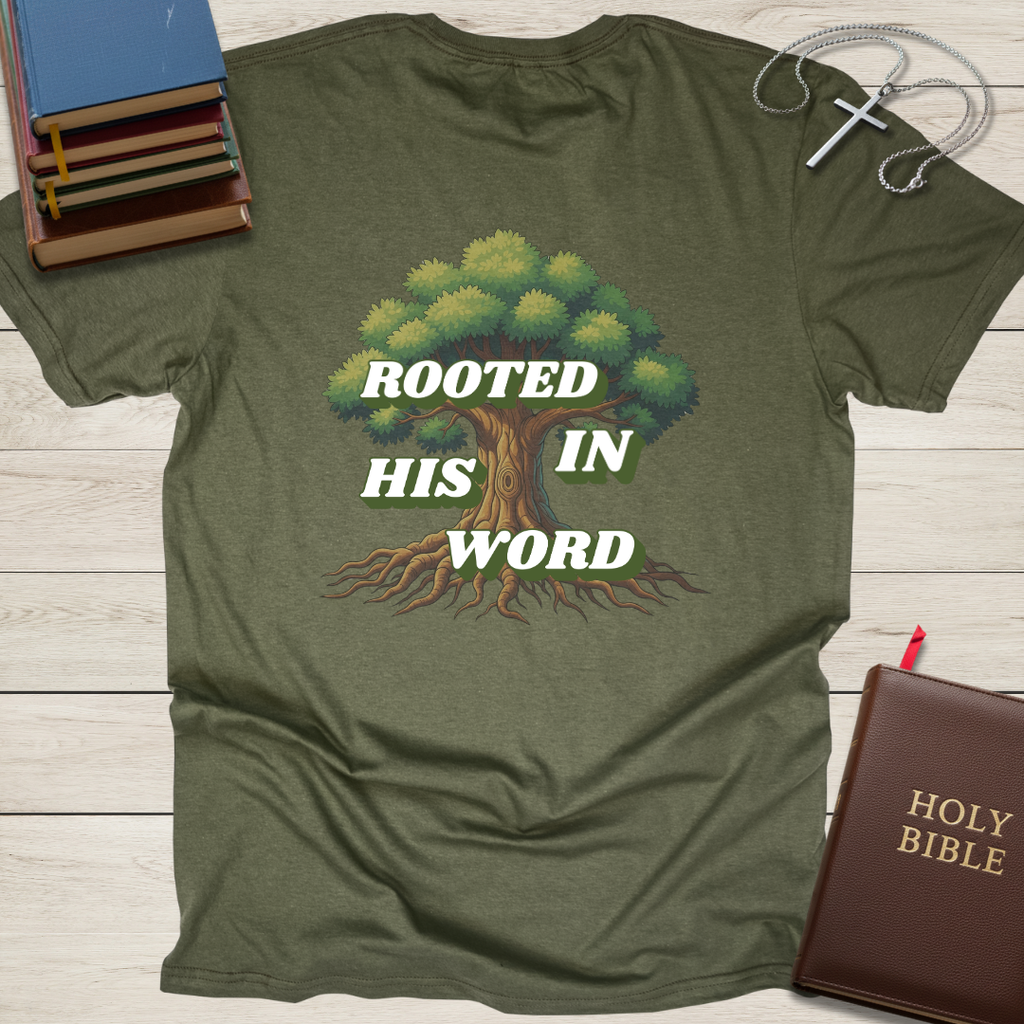 Rooted in His Word T-Shirt
