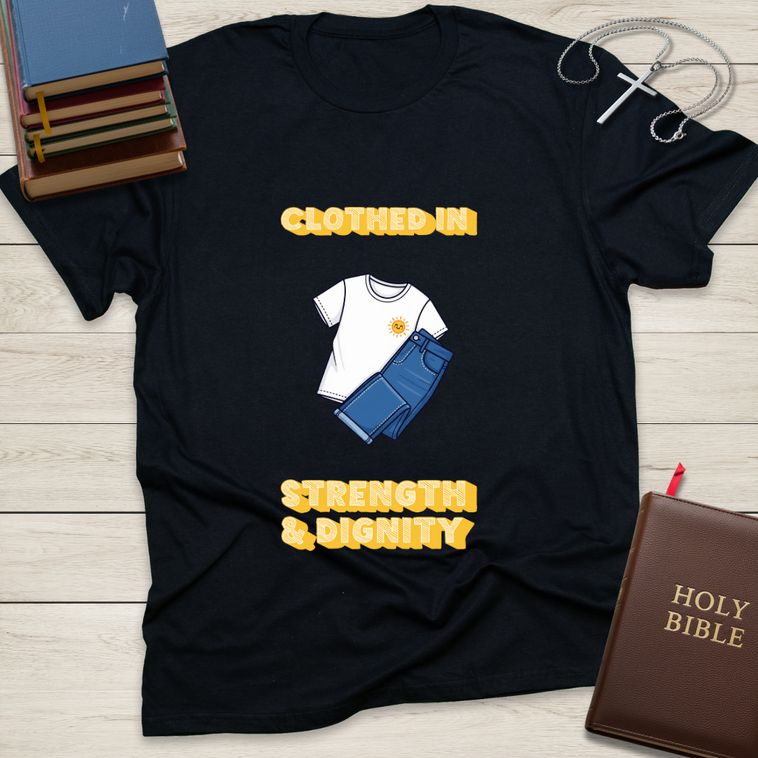 Clothed in Strength & Dignity T-Shirt