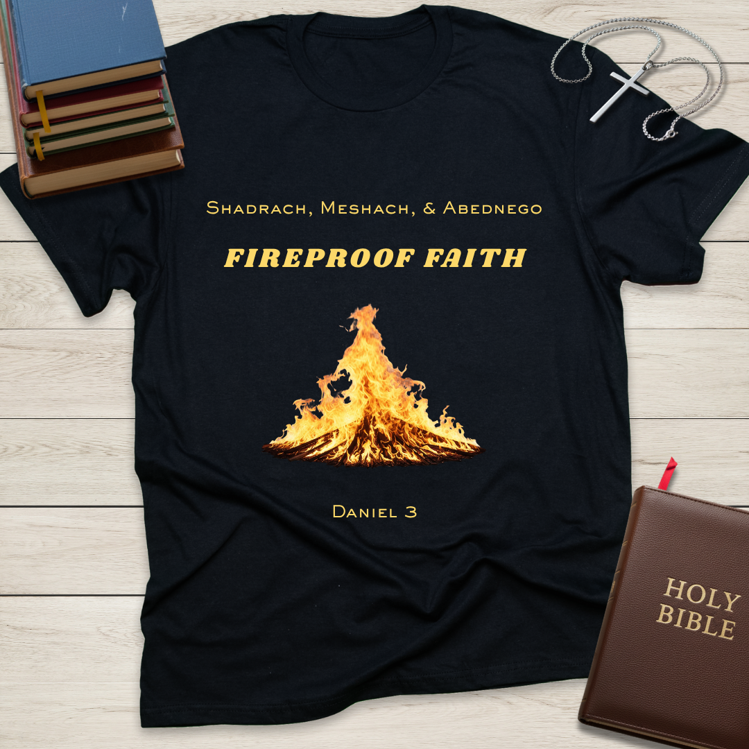 Shadrach, Meschach, & Abednego: Fireproof Faith T-Shirt