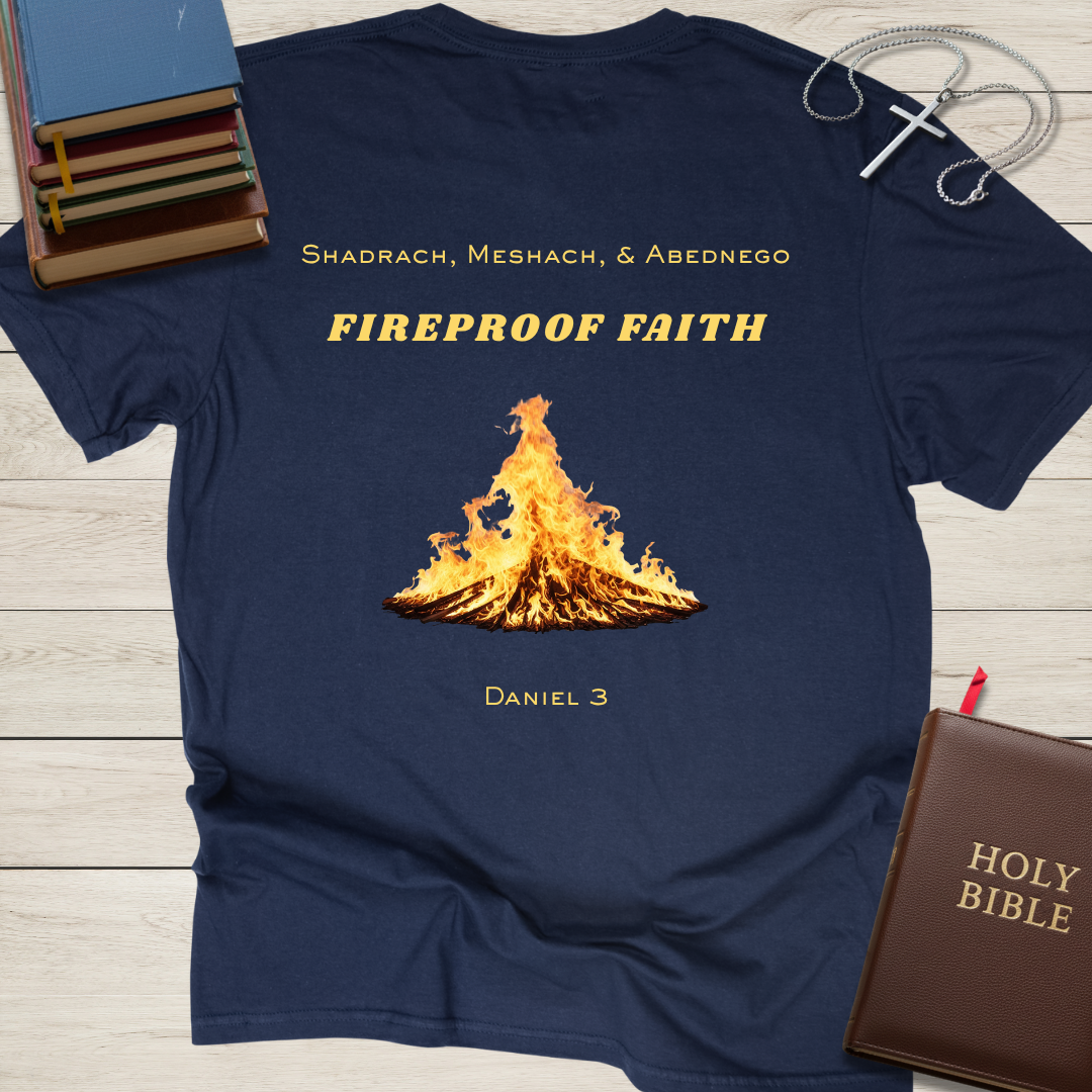 Shadrach, Meschach, & Abednego: Fireproof Faith T-Shirt