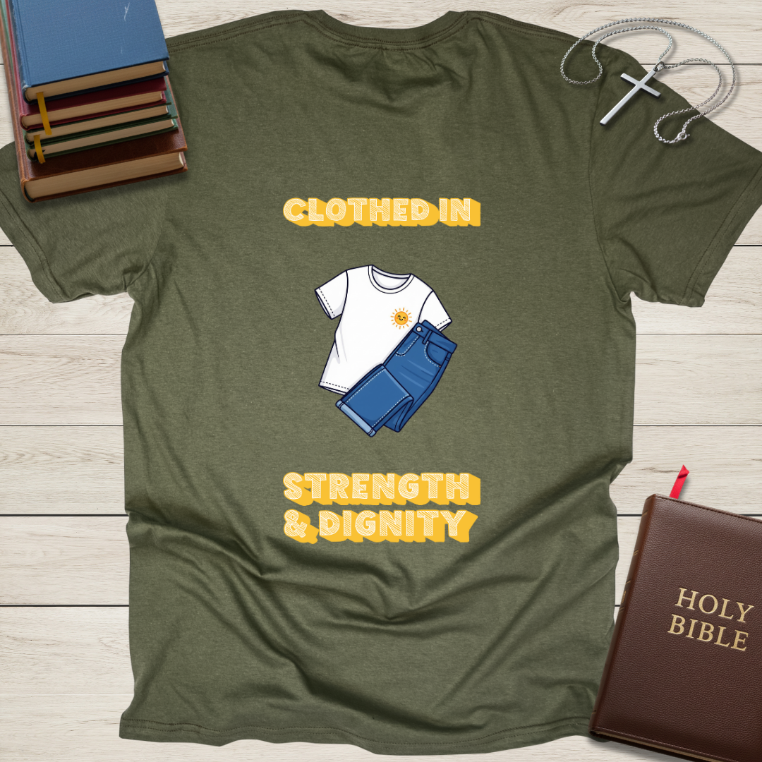 Clothed in Strength & Dignity T-Shirt