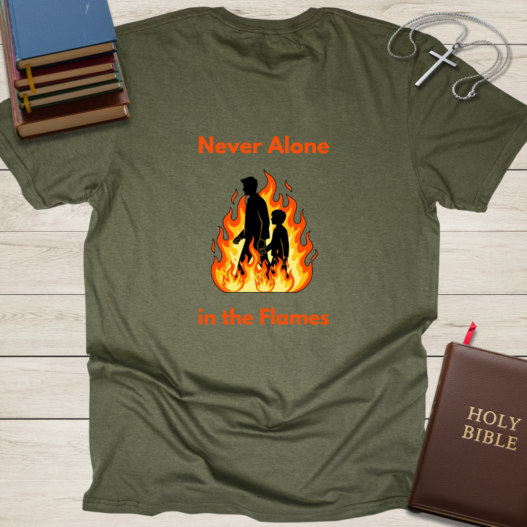 Never Alone in the Flames T-Shirt