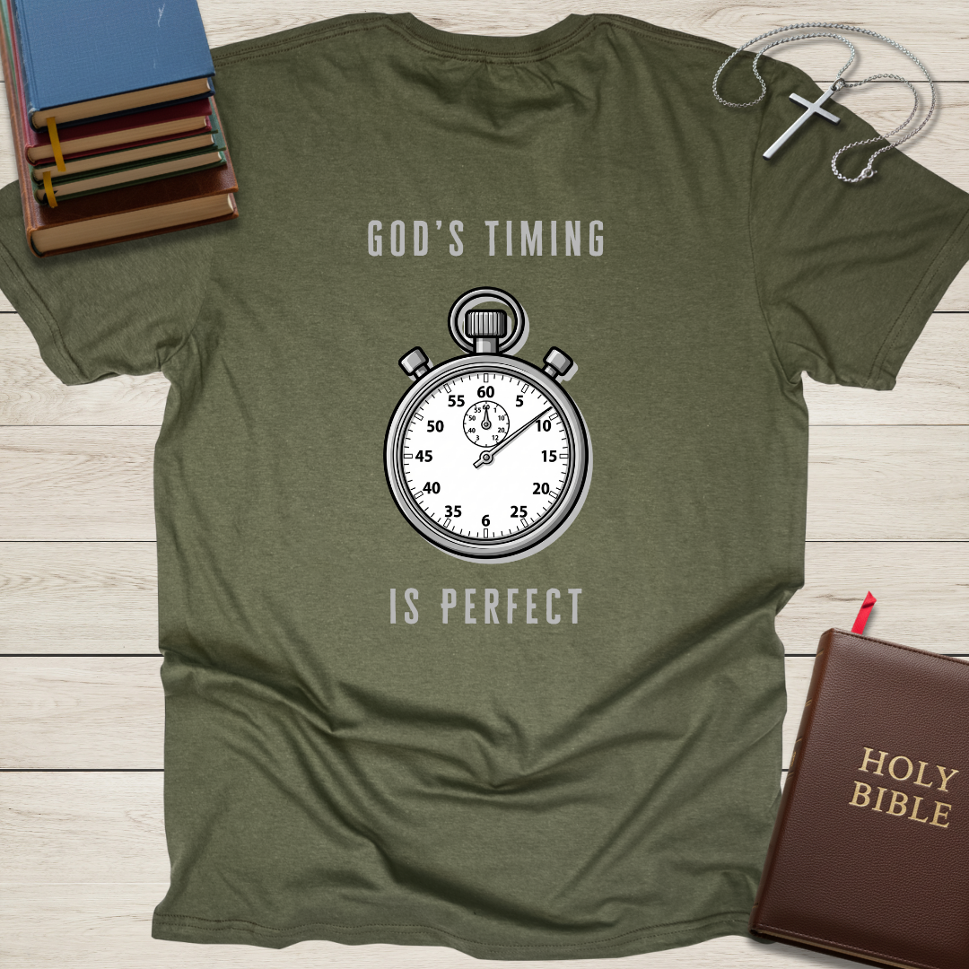 God's Timing is Perfect - Photo T-Shirt