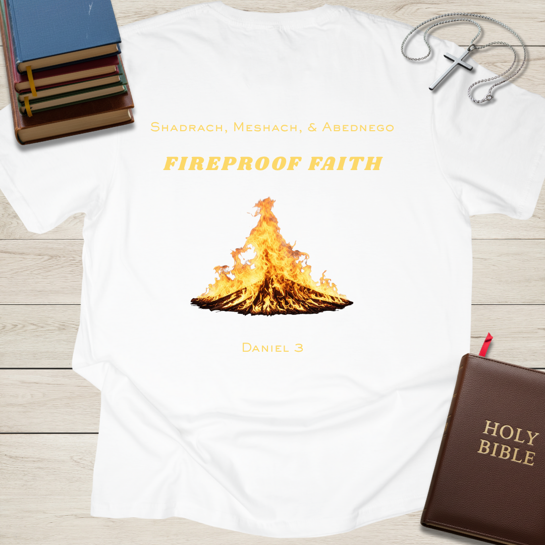 Shadrach, Meschach, & Abednego: Fireproof Faith T-Shirt