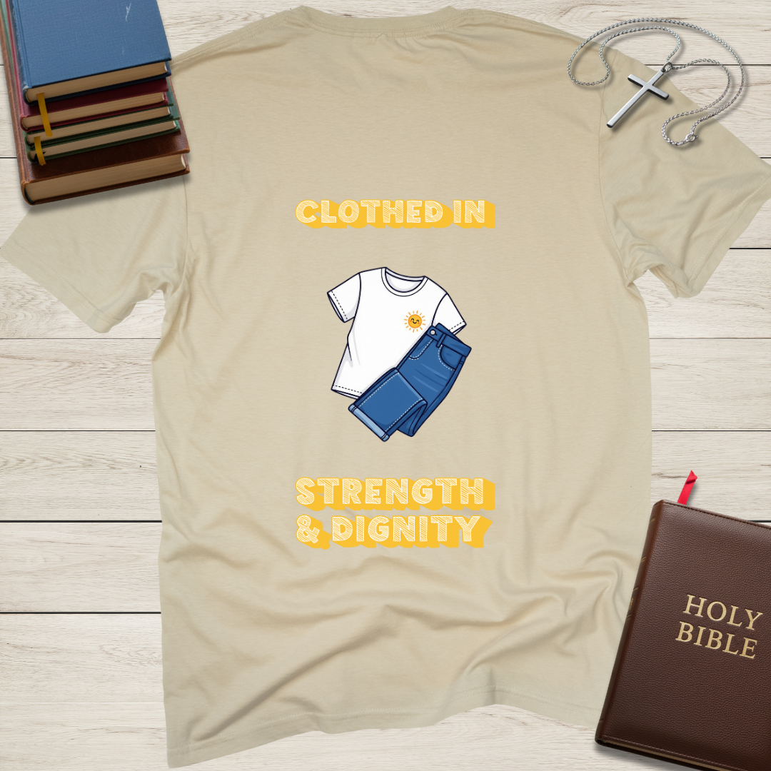 Clothed in Strength & Dignity T-Shirt