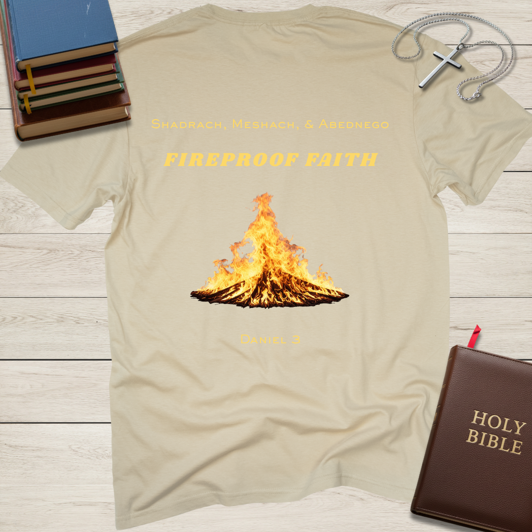 Shadrach, Meschach, & Abednego: Fireproof Faith T-Shirt